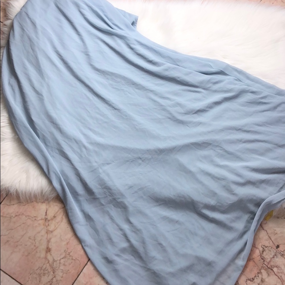 SHOW ME YOUR MUMU KENDALL MAXI DRESS STEEL BLUE XS - Picture 4 of 5
